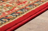 Perzisch tapijt met rood, blauw en wit